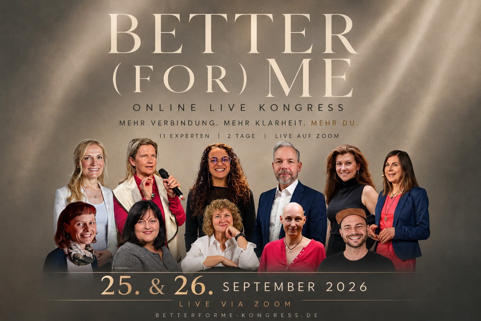 Better (for) me — Online Live Kongress, 25. & 26. September 2026, mit 11 Experten